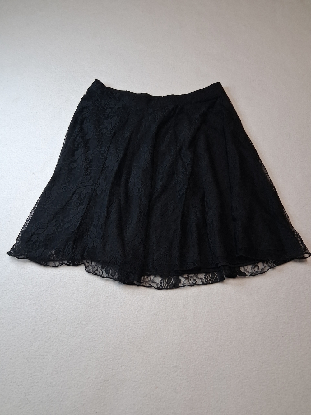Vero Moda Black Lace A-Line Skirt